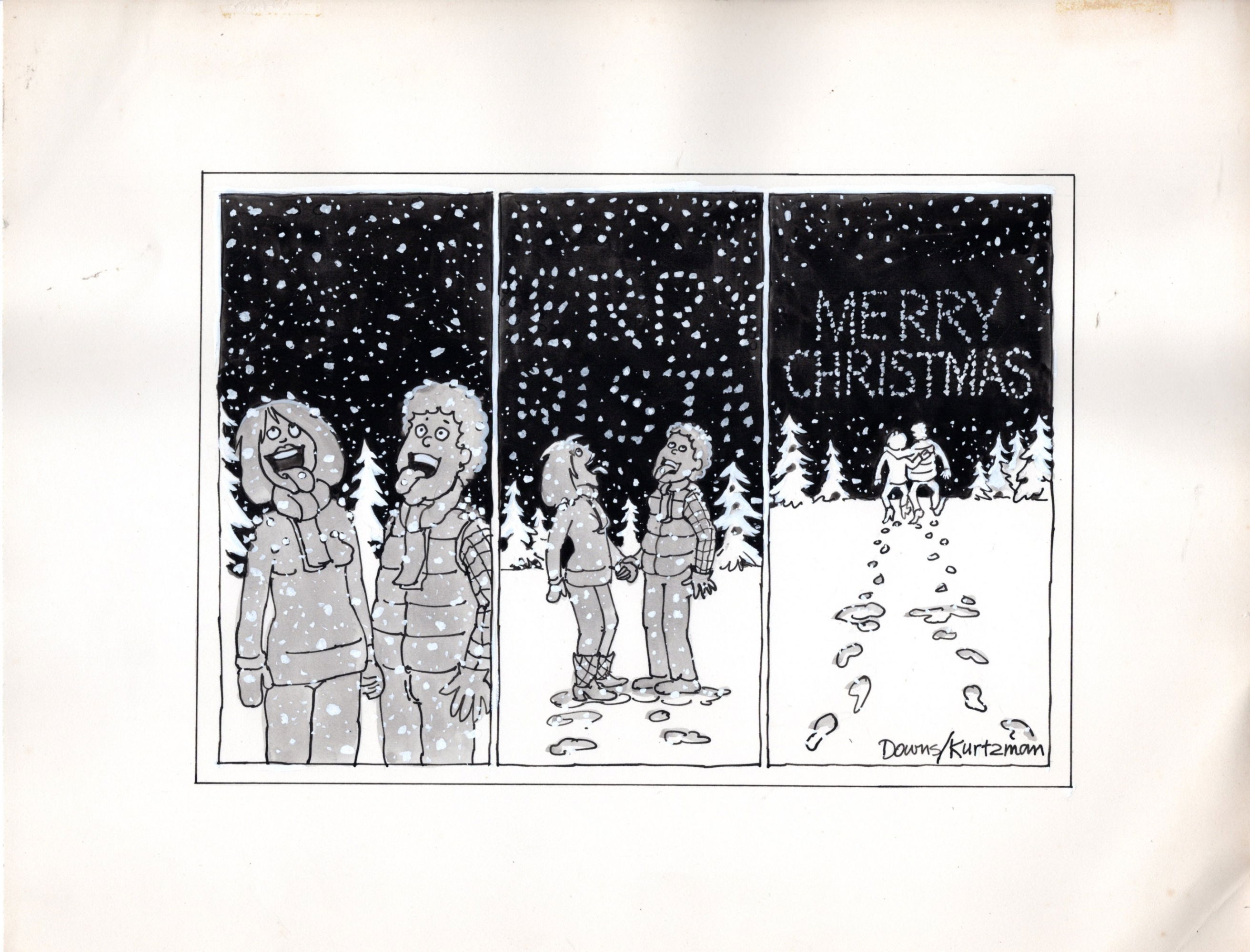 Harvey Kurtzman and Sarah Downs Christmas card, in George Hagenauer's ...