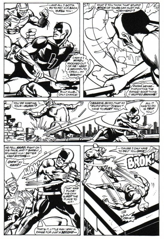 Daredevil 144, page 11, in Lars Teglbjaerg's ART SOLD/TRADED Comic Art ...