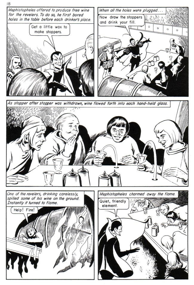 Faust Page 18 In Lars Teglbjaerg S Nodel Norman Faust Classics Ill Comic Art Gallery Room