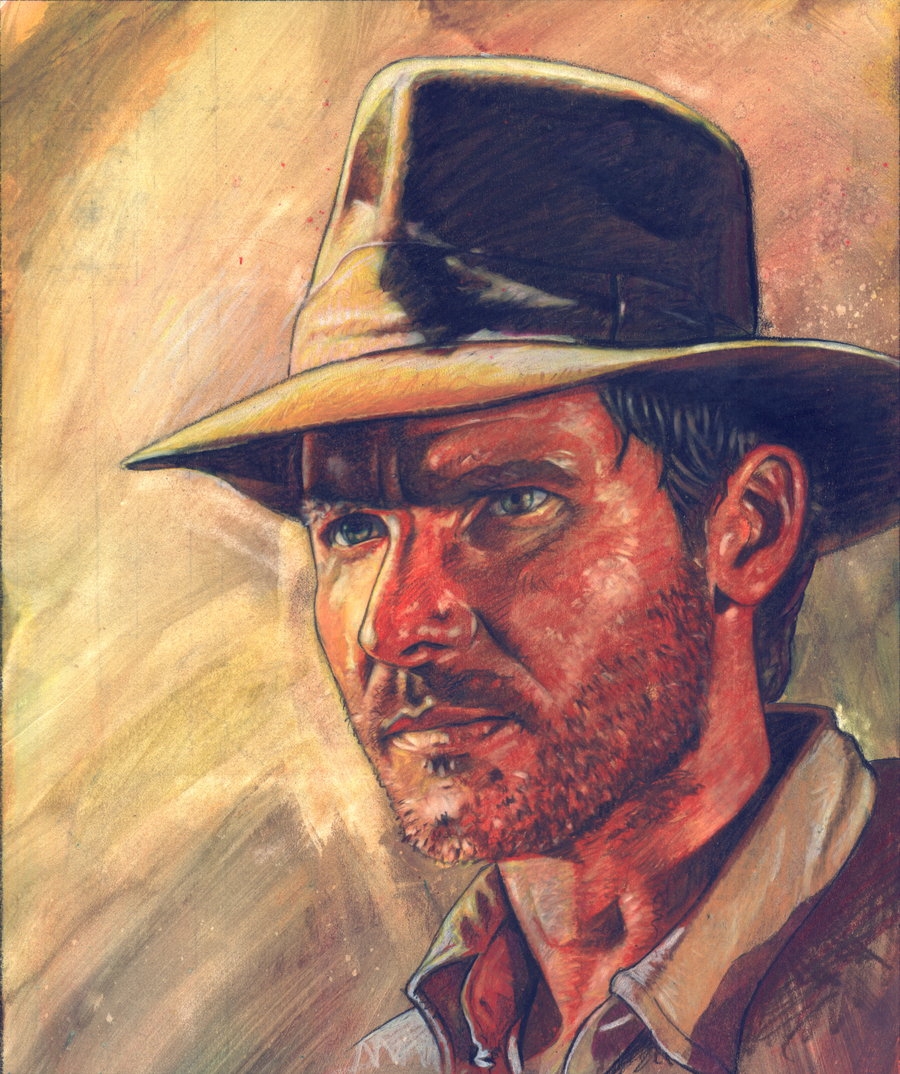 Indiana Jones, in Scott Sava's Portraits Comic Art Gallery ...