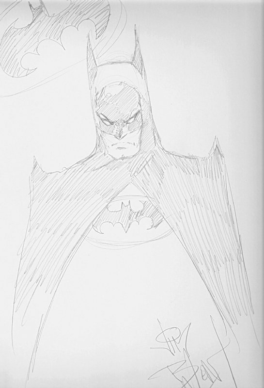 Batman by Jim Balent, in Jerry Butler's Batman Comic Art Gallery Room