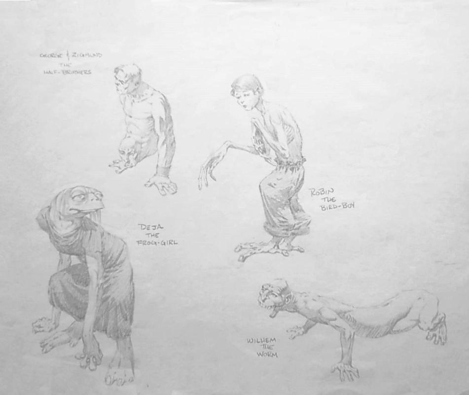 Freak Show Character Designs, In Paperchaser 1968's Bernie Wrightson 