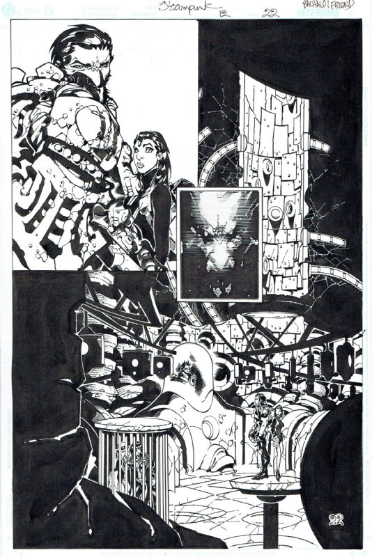 Steampunk 12 Pg 22 In Paperchaser 1968 S Bachalo And Friend Steampunk