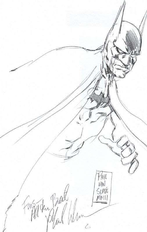 Phil Winslade Batman, in Fons van Erp's Convention sketches III Comic ...