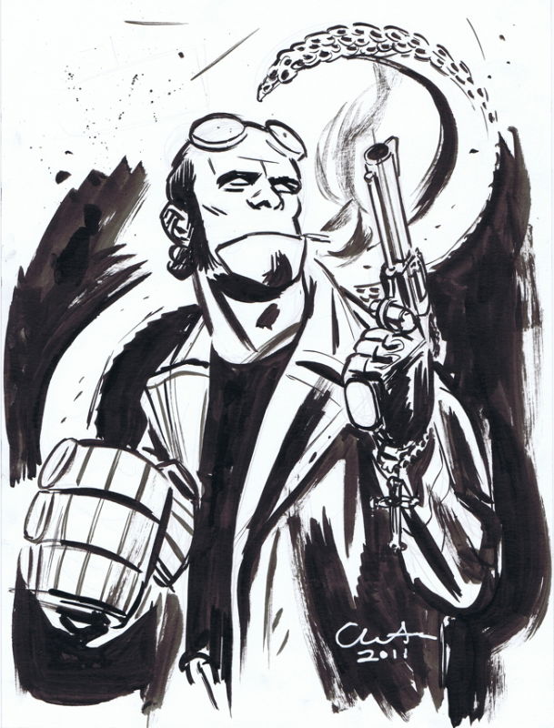 Paul Azaceta Hellboy, in Fons van Erp's Mike Mignola's Hellboy! Comic ...