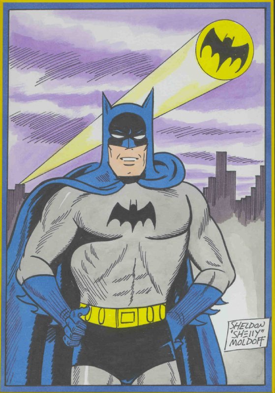 Sheldon moldoff Batman, in Fons van Erp's Batman gallery I Comic Art  Gallery Room