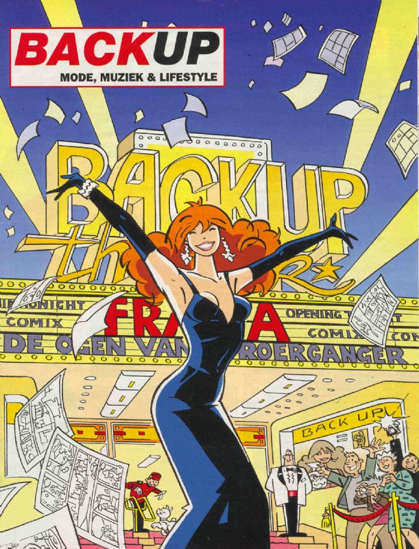 Franka backup published version by Henk Kuijpers Comic Art