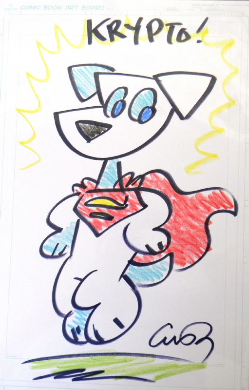 Krypto , in Drew Clark's Con Sketches and Commissions Comic Art Gallery ...