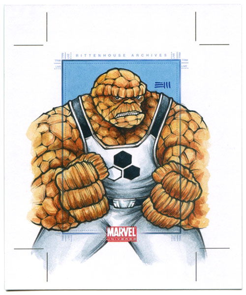 Marvel Universe Thing The Thing Series 1 Marvel Universe 3.75 Figure Variant – Collector's