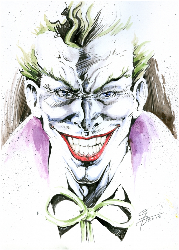 Joker , in George Todorovski's Comic Book Characters Comic Art Gallery Room