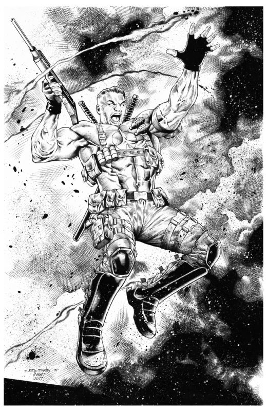 Valiant Comics Bloodshot, in jeffrey huet's 3 WISHES Inks Comic Art ...