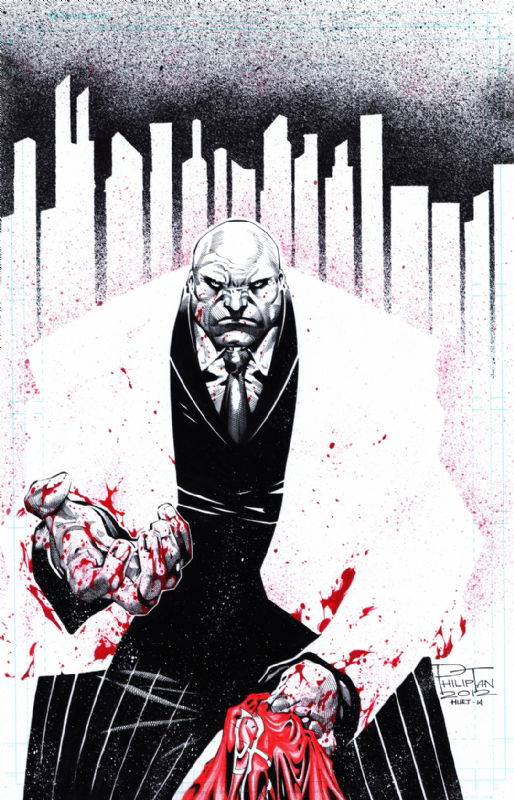 Kingpin In Jeffrey Huet S Wishes Inks Comic Art Gallery Room