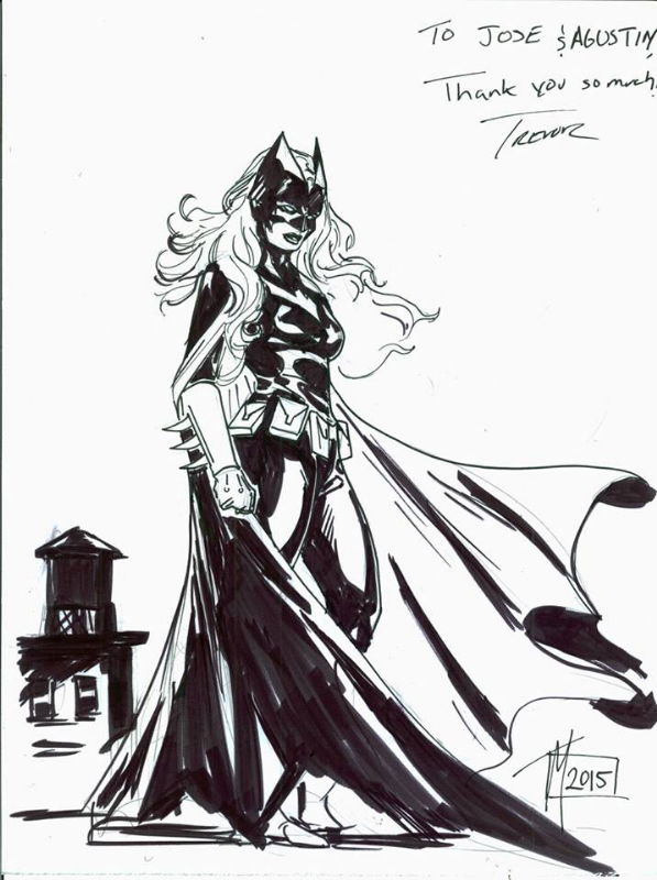 Trevor Mccarthy Batwoman In Vigo Jose Y Agustins New York Comic Con 2015 Comic Art Gallery Room 4825