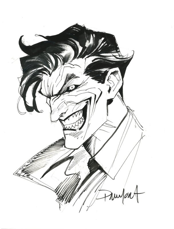Mark Chilcott on Twitter Joker process sketch ink digitalart  mixedmedia joker art dccomics drawing httpstcowxJNaovXOb  X