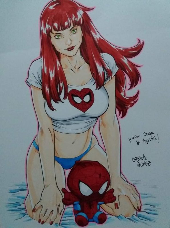 Carlos Gomez-Mary Jane Watson, in Vigo Jose y Agustin's Comissions and  Other Comic Art Gallery Room