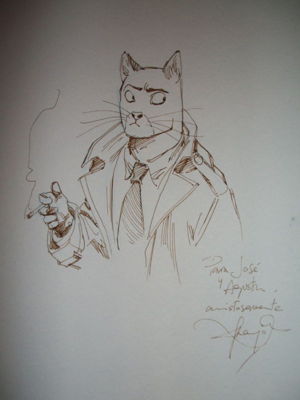 Juanjo Guarnido-Blacksad, in Vigo Jose y Agustin's Salon Comic ...