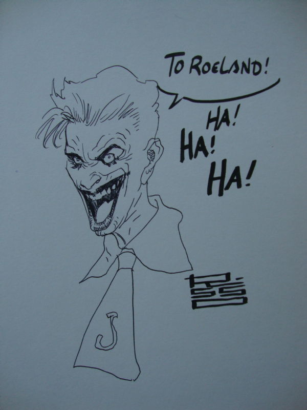 Eduardo Risso - the joker, in Ro Vo's Comic sketches Comic Art Gallery Room