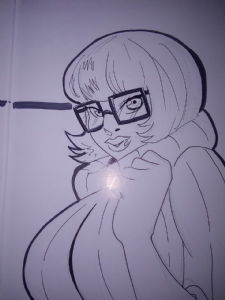 Velma From Scooby Doo Anime, by roots love manga anime digital media  drawings velma from sc…