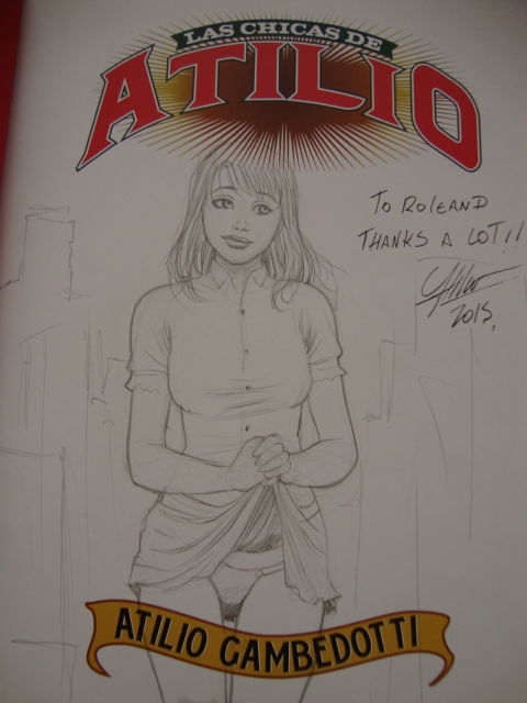 Atilio Gambedotti Las Chicas De Atilio In Ro Vo S Sketches Comic Art Gallery Room