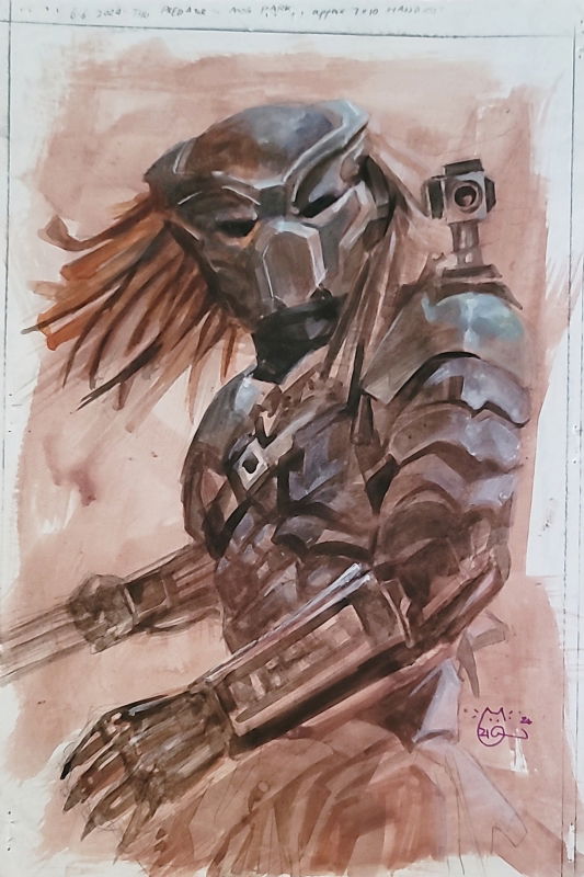 Predator by Mog Park , in Royce Viso's Alien VS Predator - Sketches and ...