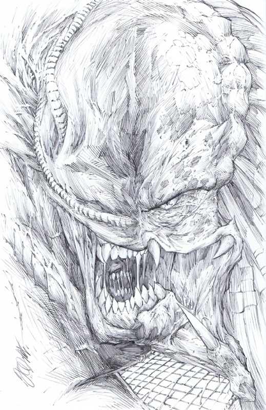 Alien vs. Predator Alien vs. Predator Drawing Art, predators vs alien,  heroes, fictional Character png | PNGEgg