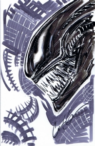 Alien by Cory Hamscher Comic Art