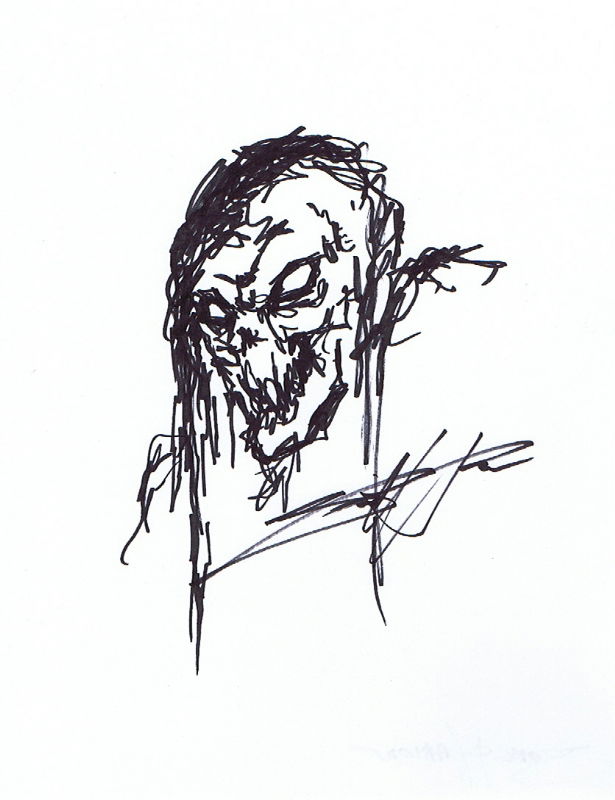 Zombie by Joel Harlow, in Royce Viso's Indy - Original Art Sketches and ...