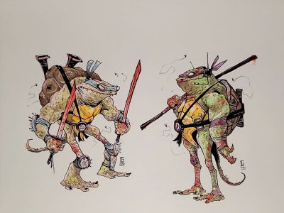 Teenage Mutant Ninja Turtle - Donatello by Peter Laird , in Jas M's Teenage  Mutant Ninja Turtles Comic Art Gallery Room