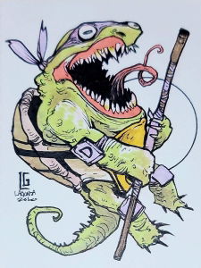 Teenage Mutant Ninja Turtle - Donatello by Peter Laird , in Jas M's Teenage  Mutant Ninja Turtles Comic Art Gallery Room