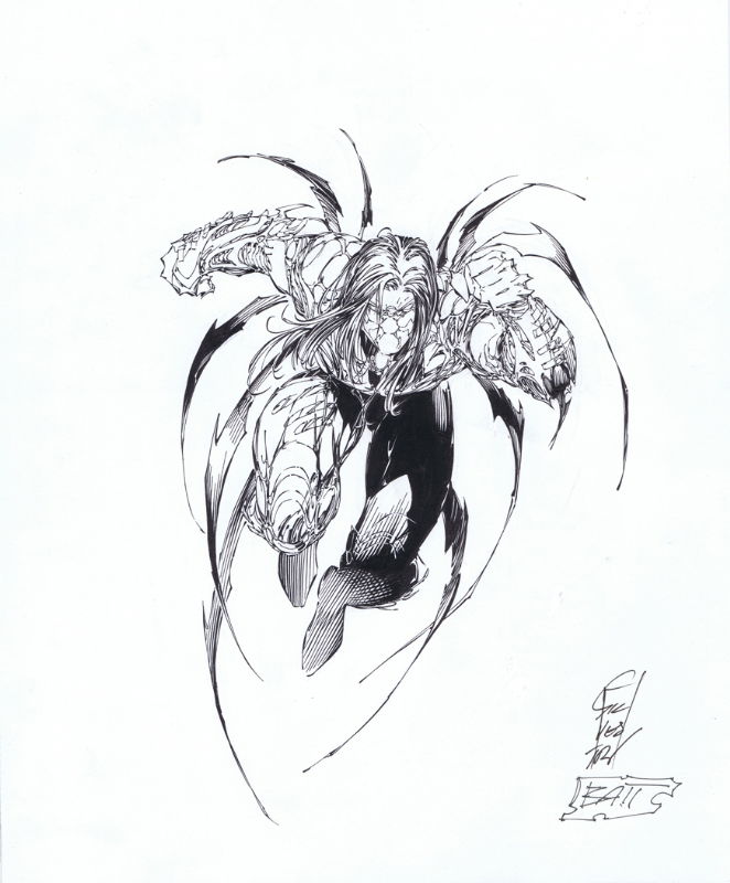 Darkness image from the 1996 Top Cow Jam Poster by Marc Silvestri and ...