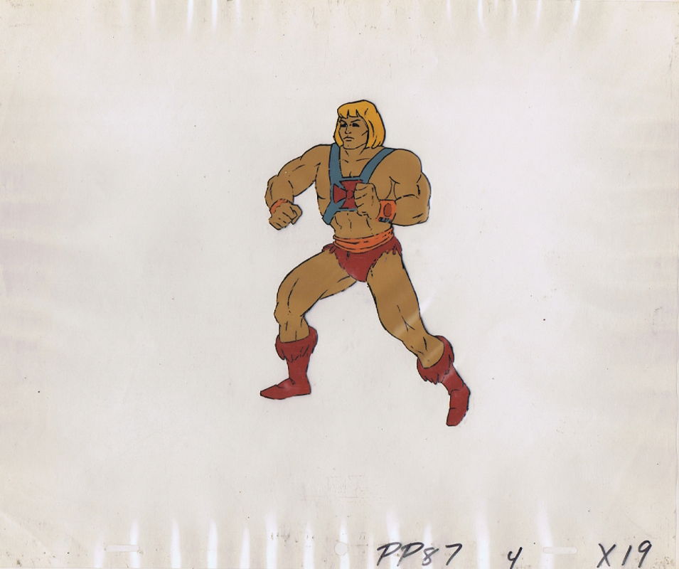 Princess of Power Masters of the Universe MOTU He Man Animation Cell ...