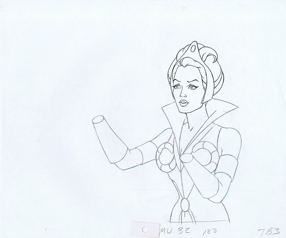 Motu Animation Cel Featuring Teela, in Royce Viso's Masters of the ...