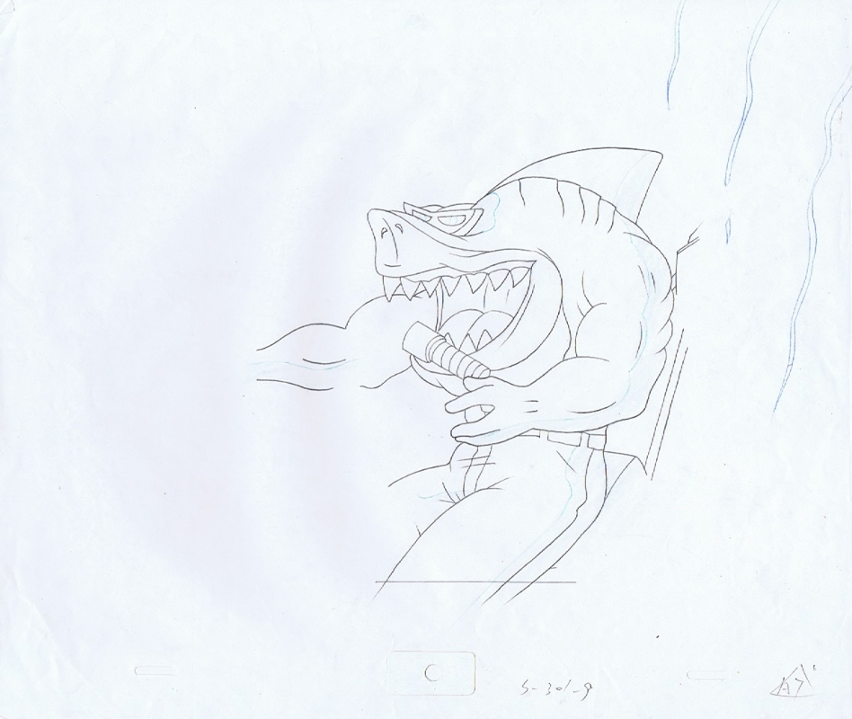Street Sharks Animation Cel and Drawing, in Royce Viso's Animation/Video  Games Cells or Characters Comic Art Gallery Room
