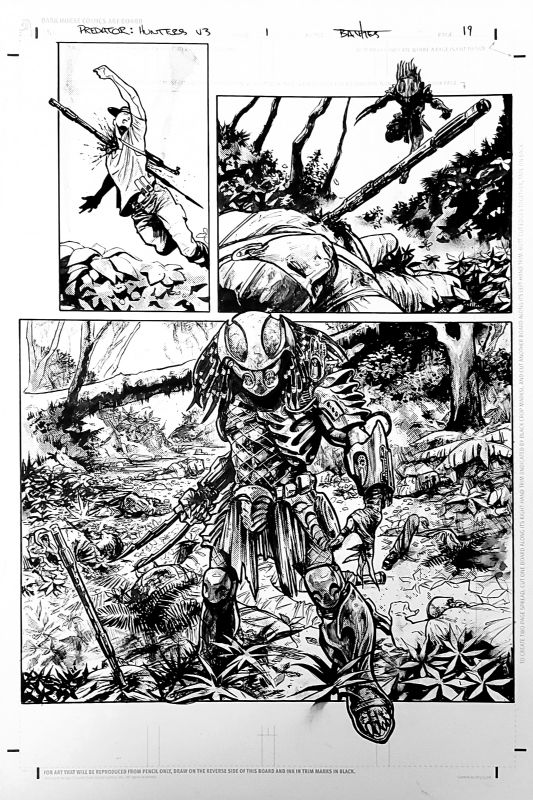 Predator: Hunters III #1 Pg. 19 by Brian Thies, in Royce Viso's Alien ...