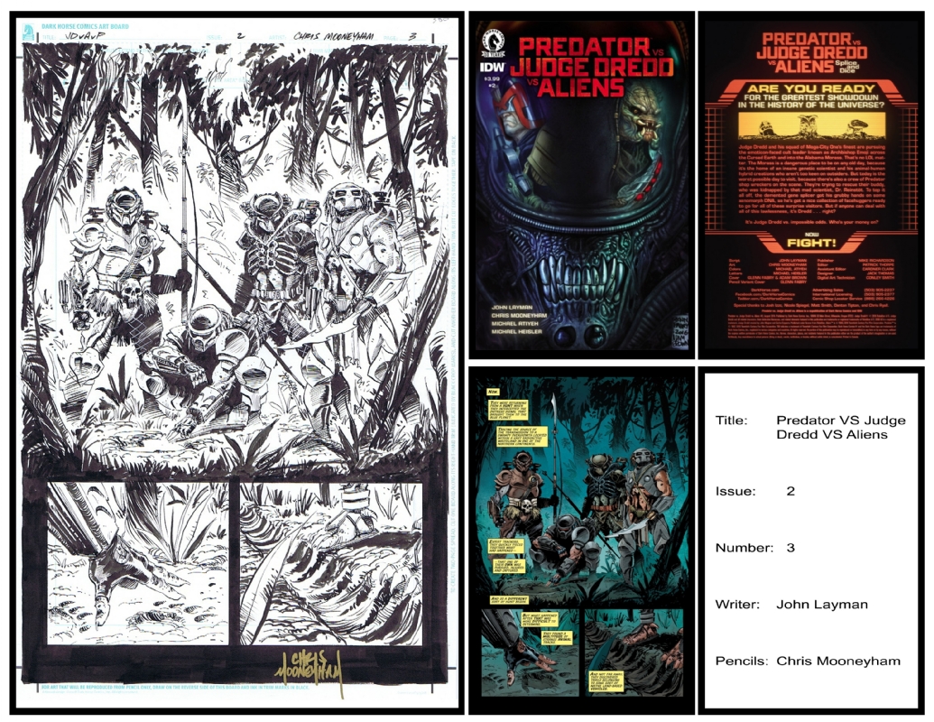 Dark Horse Comics on X: Predator vs. Judge Dredd vs. Aliens