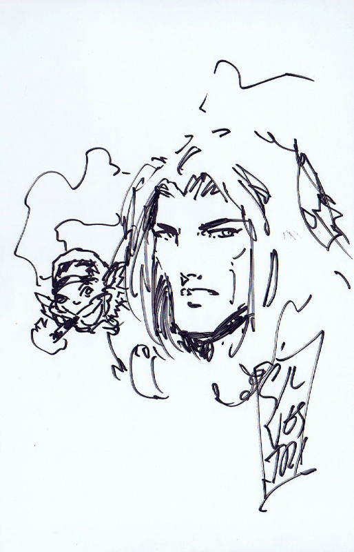 Darkness by Marc Silvestri, in Royce Viso's The Darkness Head Sketches ...