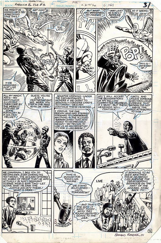 America vs. The JSA #3 Page, in Ali Kokmen's The Justice League & The ...