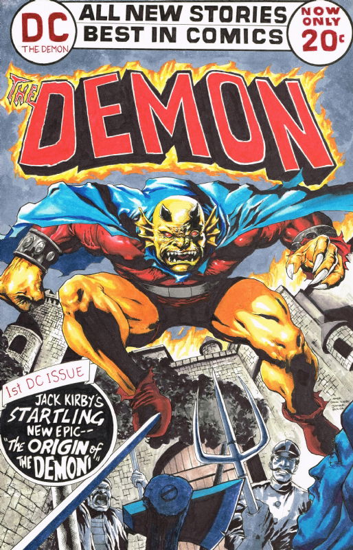 The Demon #1 recreation, in Wesley Dupont's Fourth World & Other Kirby ...