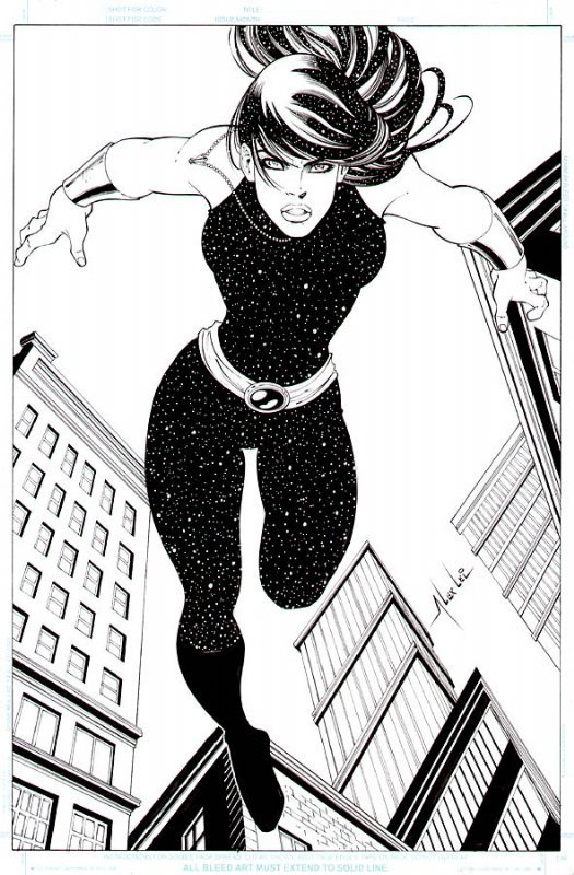 Donna Troy Pin Up In Shannon Whorton S Others Comic Art Gallery Room