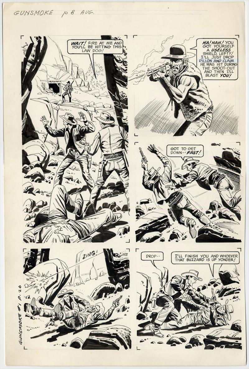 Gunsmoke #1, page 26, in Comicart B's Gunsmoke (Giolitti) Comic Art Gallery Room