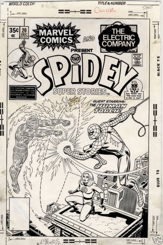 Spidey Super Stories #20 Comic Art