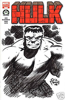 The Hulk 100 Project (Eric Powell), in Comicart Boston's Hero Initative ...