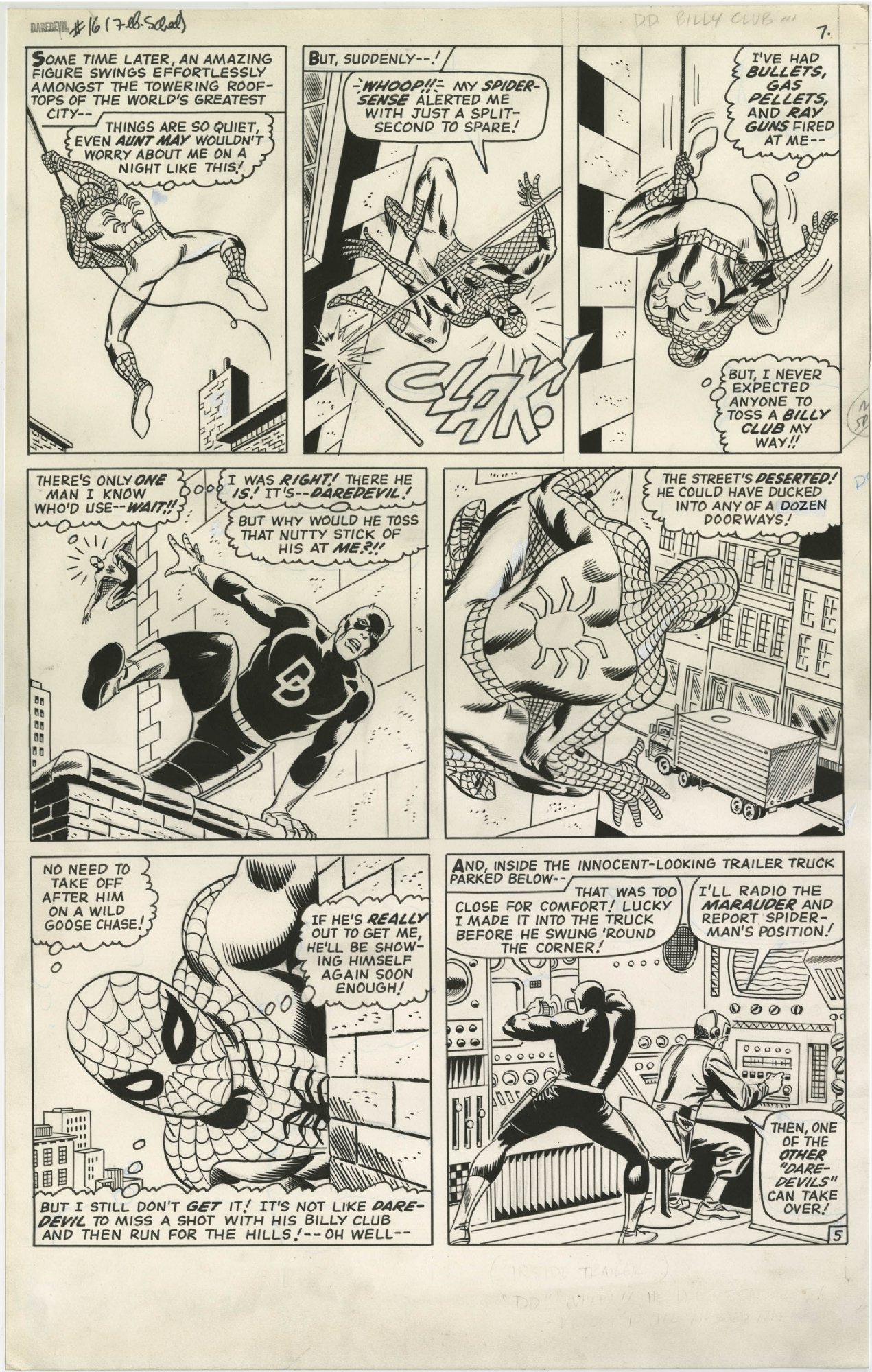 Spider-Man Notes 🕸 on X: Classic Daredevil 16 Cover Artwork by John  Romita Sr. #SpiderMan #Daredevil #XTwitter #Marvel #MarvelComics #comicart  #comicbookart #comicbook #comicbooks #SpiderVerse   / X