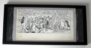 Wonder Woman (Interesting Panel by H G Peter) Comic Art