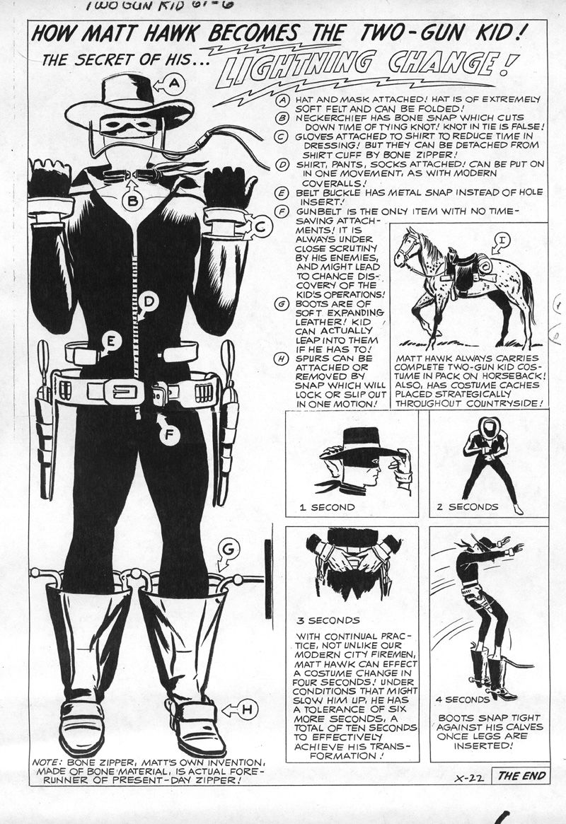 Two-Gun Kid #61, page 6 (Jack Kirby), in Comicart Boston's Two-Gun Kid ...