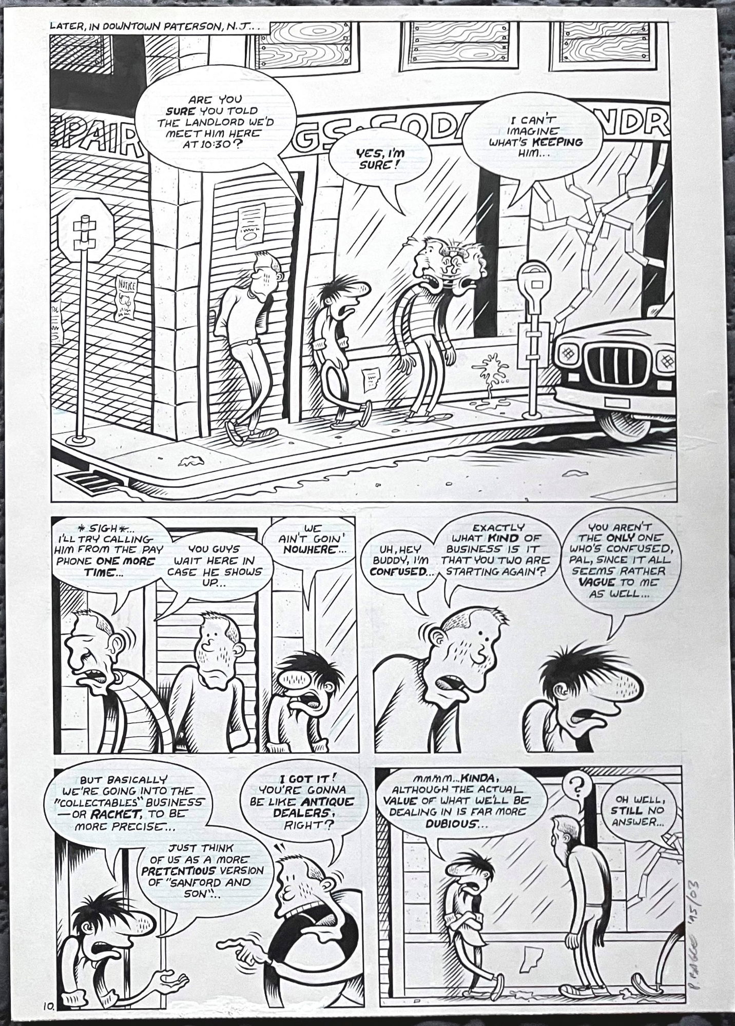 Peter Bagge - HATE page, in Rene Dorenbos's Bagge, Peter Comic Art ...