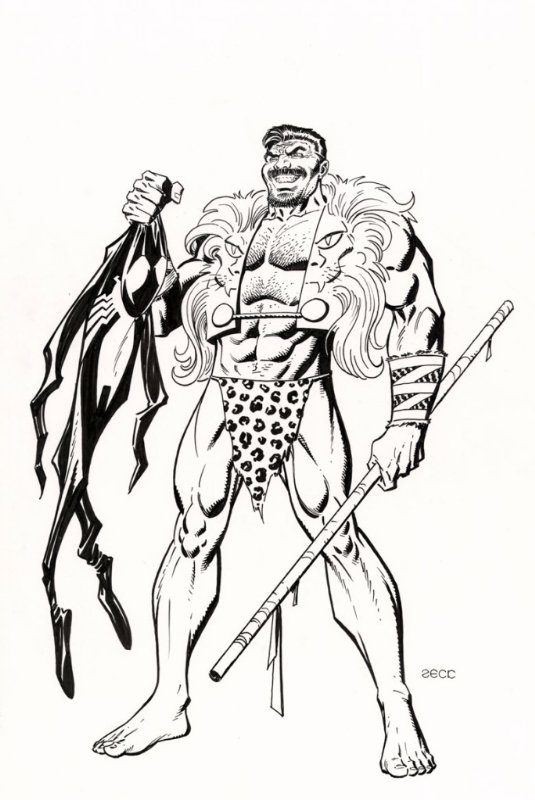 Kraven The Hunter , in John Bailey's Commissions Comic Art Gallery Room