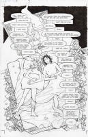 2006, TERRY MOORE, STRANGERS IN PARADISE (SIP), VOLUME (VOL.) #3, ISSUE #85, PAGE #2, DAVID AND KATCHOO, POST COITUS! (11 X 17 INCHES) Comic Art