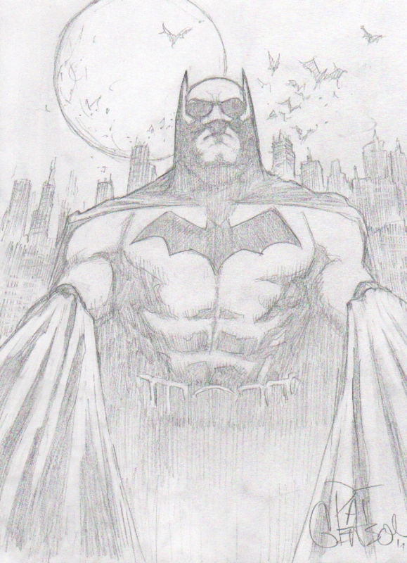 Patrick Gleason Batman, in Tony Snorek's Original Art Collection. Comic ...