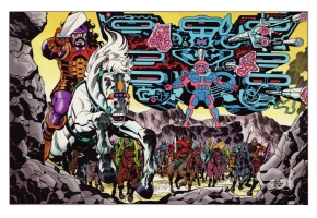 Jack Kirby - Jericho Original Color Guide Comic Art